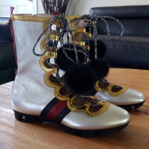 Gucci gladiator flats SOLD